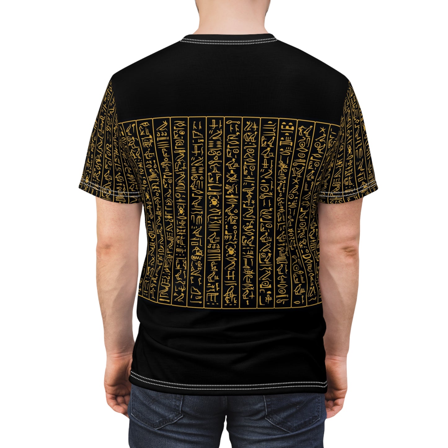 Unisex Cut & Sew Tee shirt - Egyptian symbols
