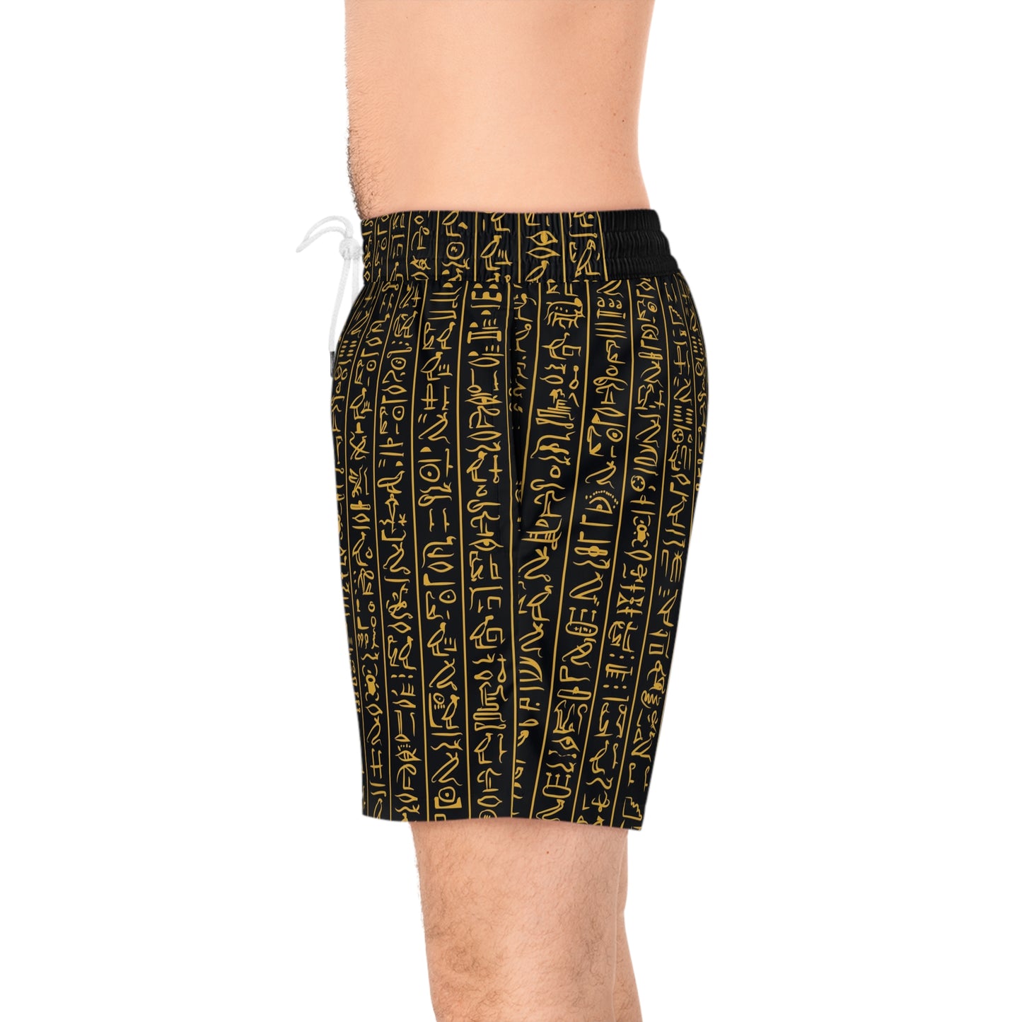 Men's Mid-Length Shorts - Hieroglyph