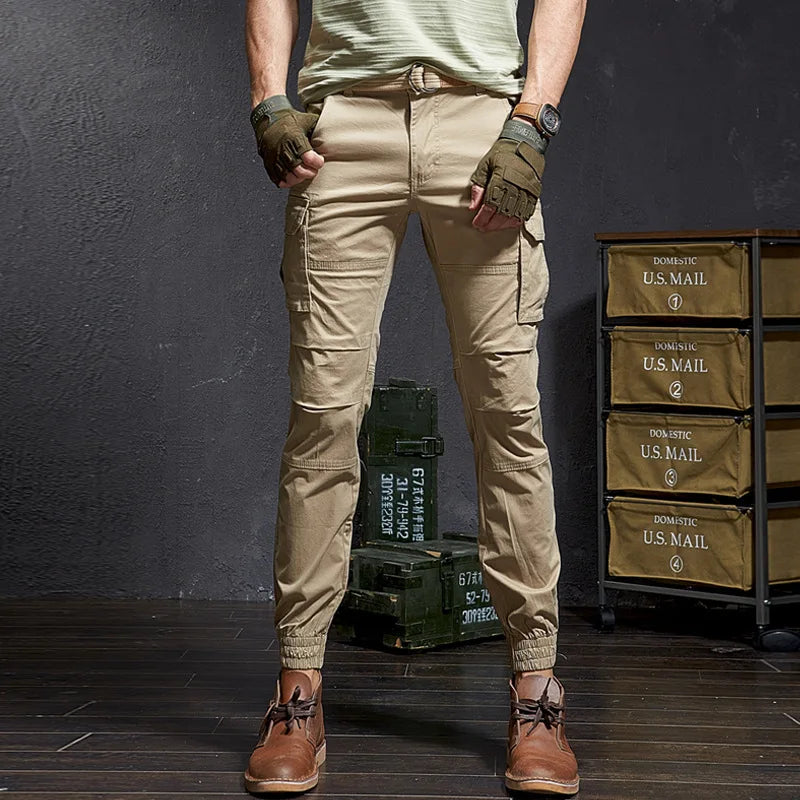 Slim Military Casual Cargo Pants