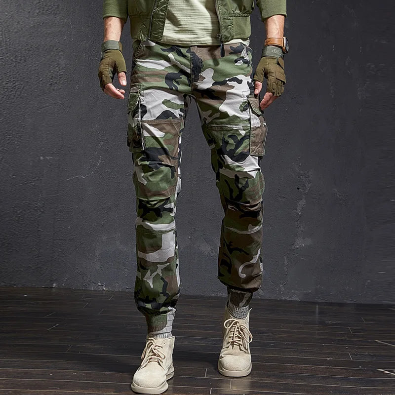 Slim Military Casual Cargo Pants