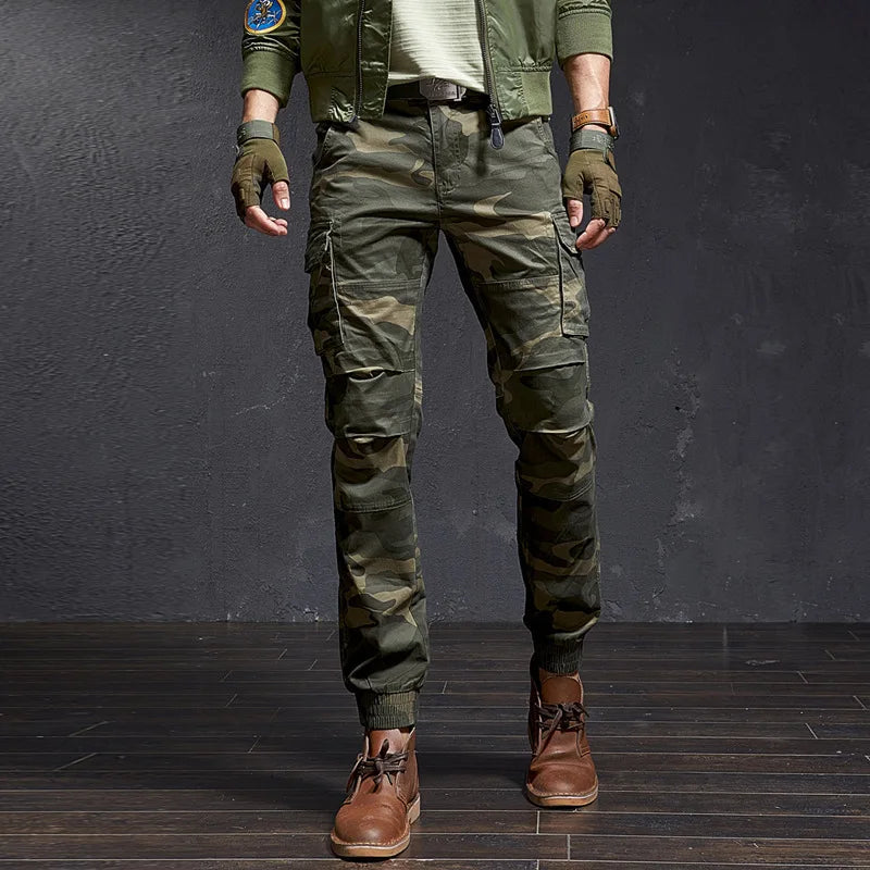 Slim Military Casual Cargo Pants