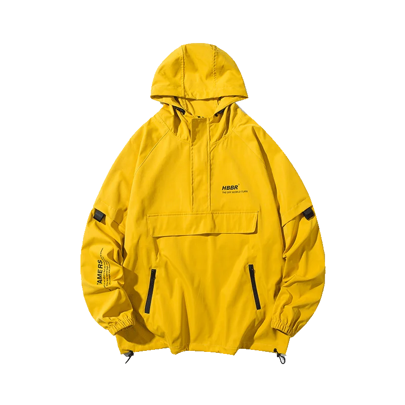 Men Loose Windbreaker