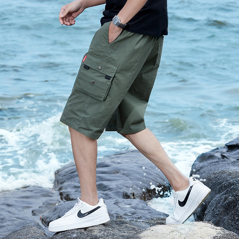 green Shorts for men