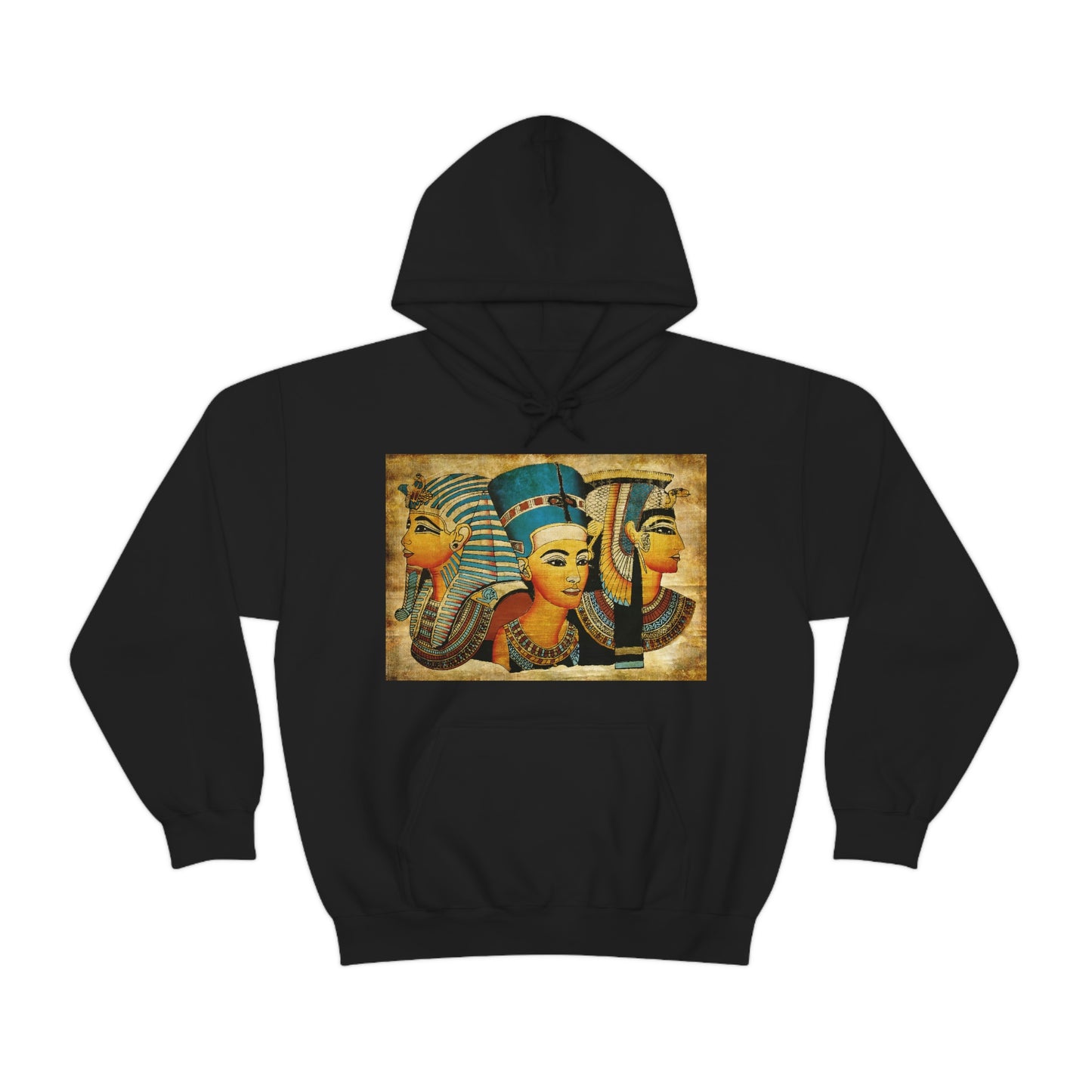 Trendy black Ancient Egypt hoodie for men and women