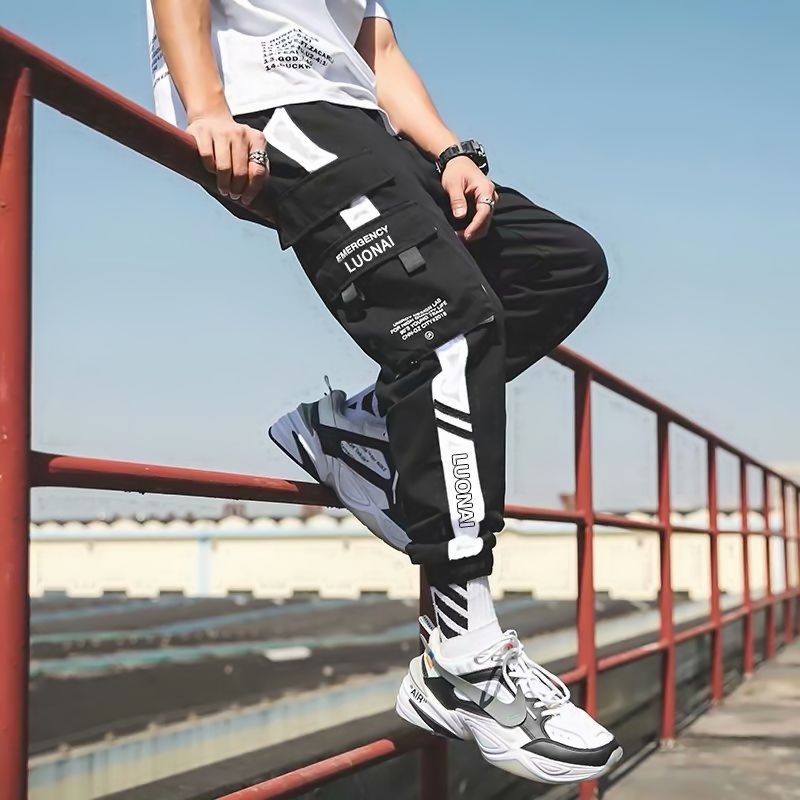 Mid-rise streetwear Joggers Sweatpants for men