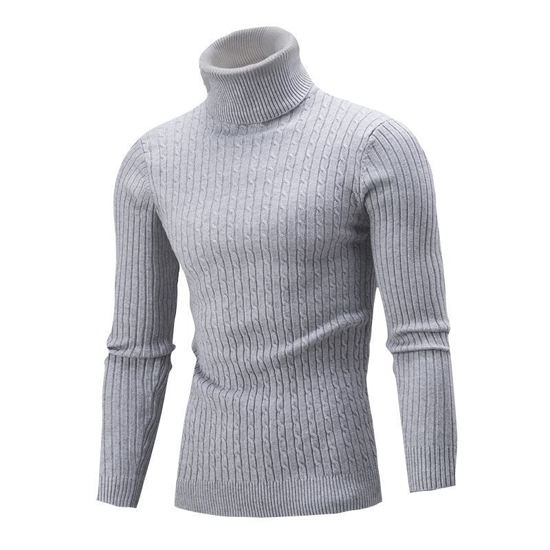 Turtle neck knitwear for men