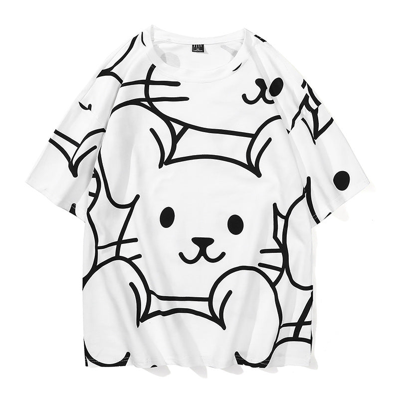 Oversize cartoon men's T-shirt