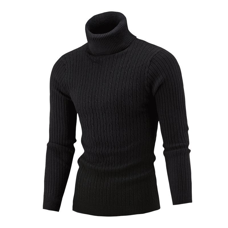 Turtle neck knitwear for men