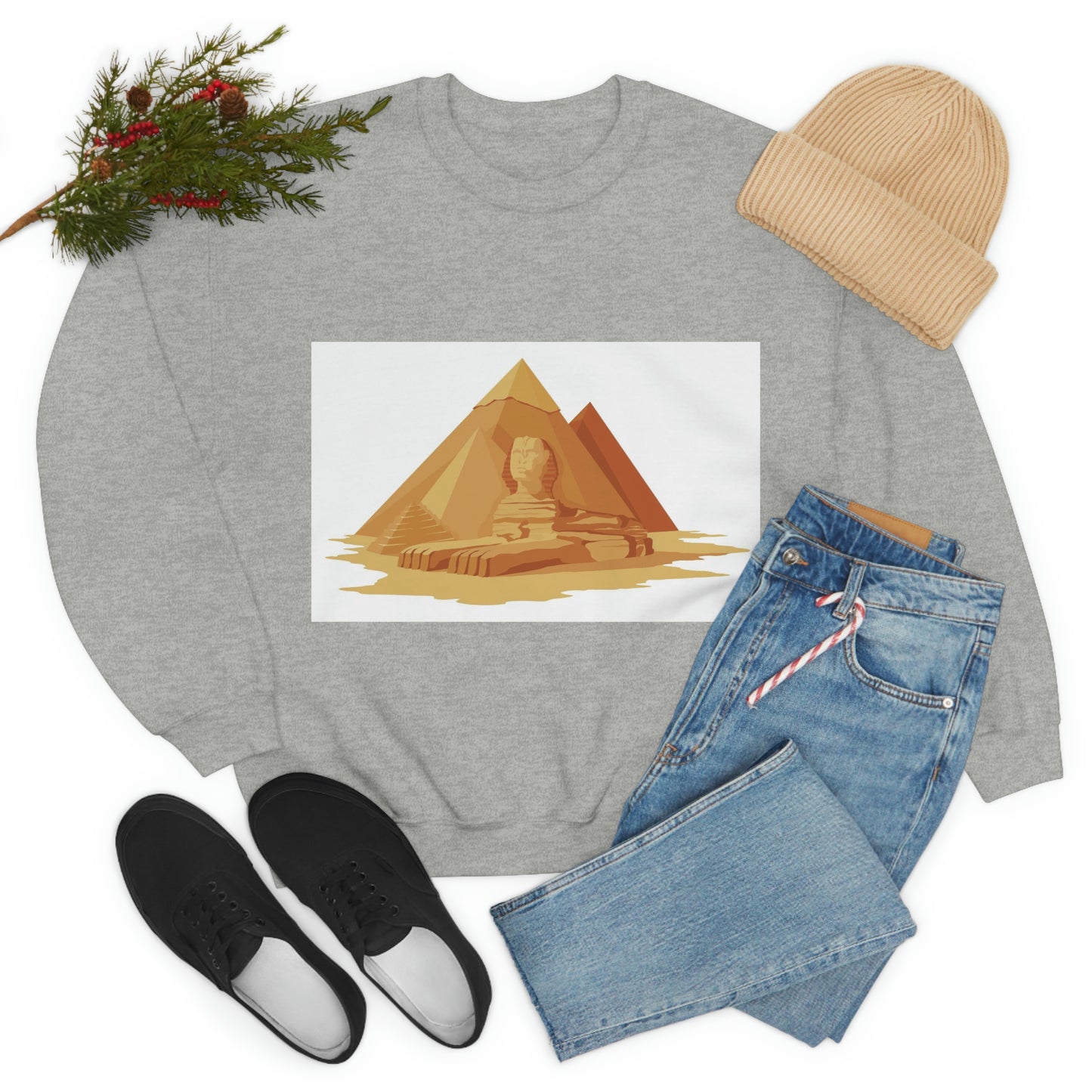 Unisex Heavy Blend™ Crewneck Sweatshirt - Pyramids