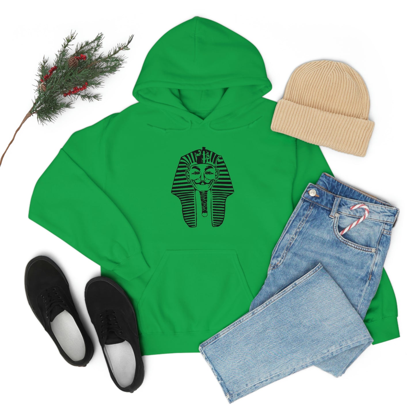 Anonymous Pharaoh Hooded Sweatshirt for men and women