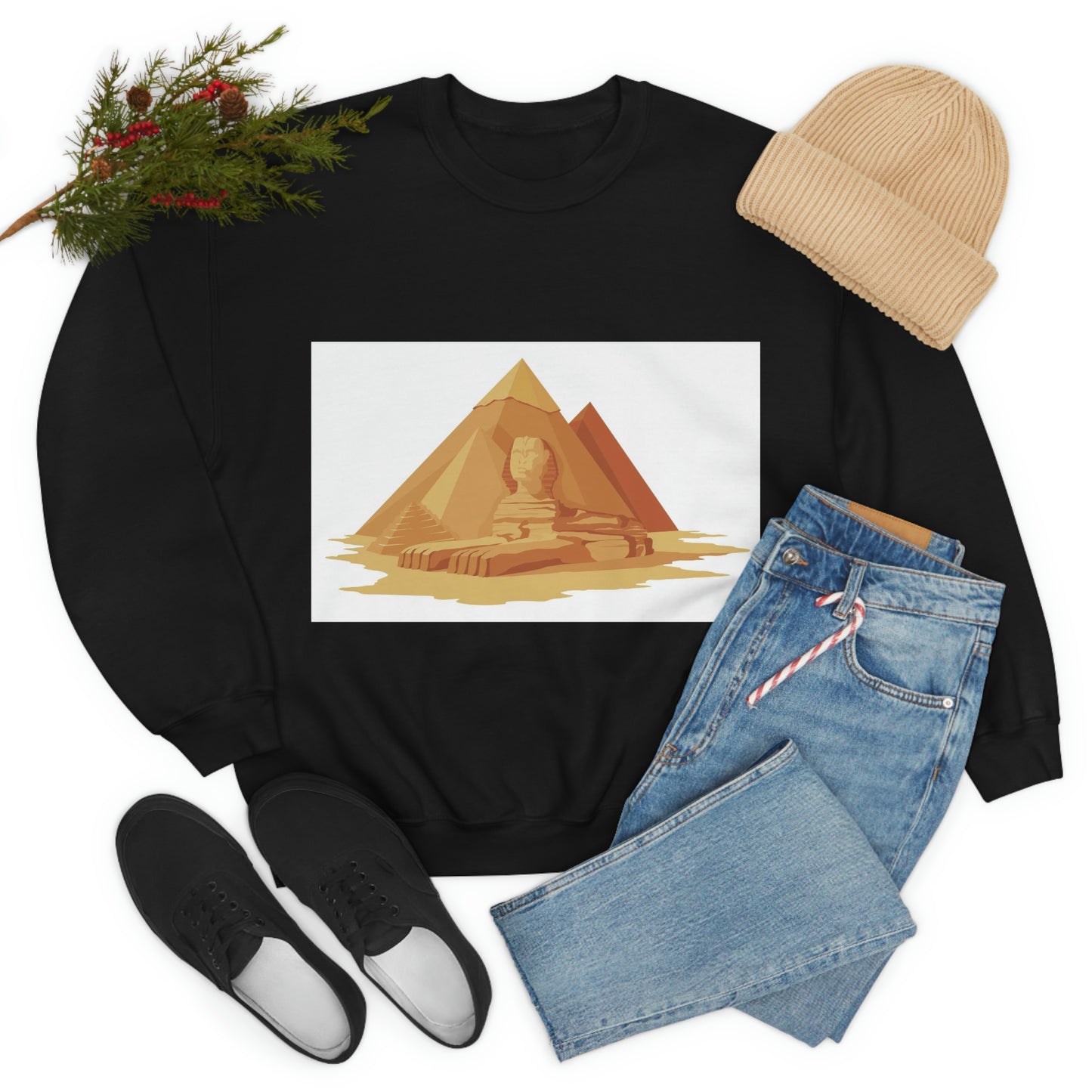 Unisex Heavy Blend™ Crewneck Sweatshirt - Pyramids