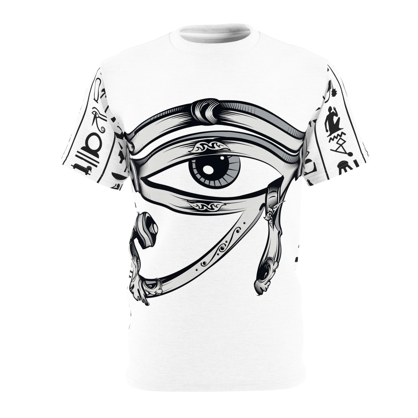 White Horus - Hieroglyph T shirt