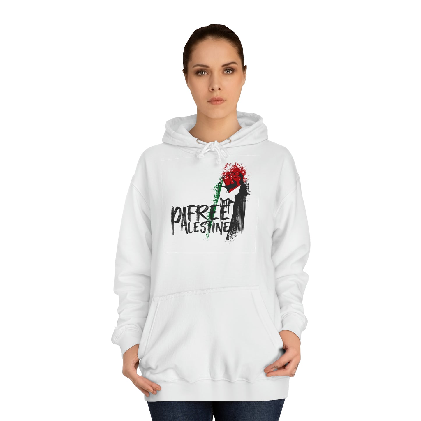 Unisex College Hoodie - Free Palestine