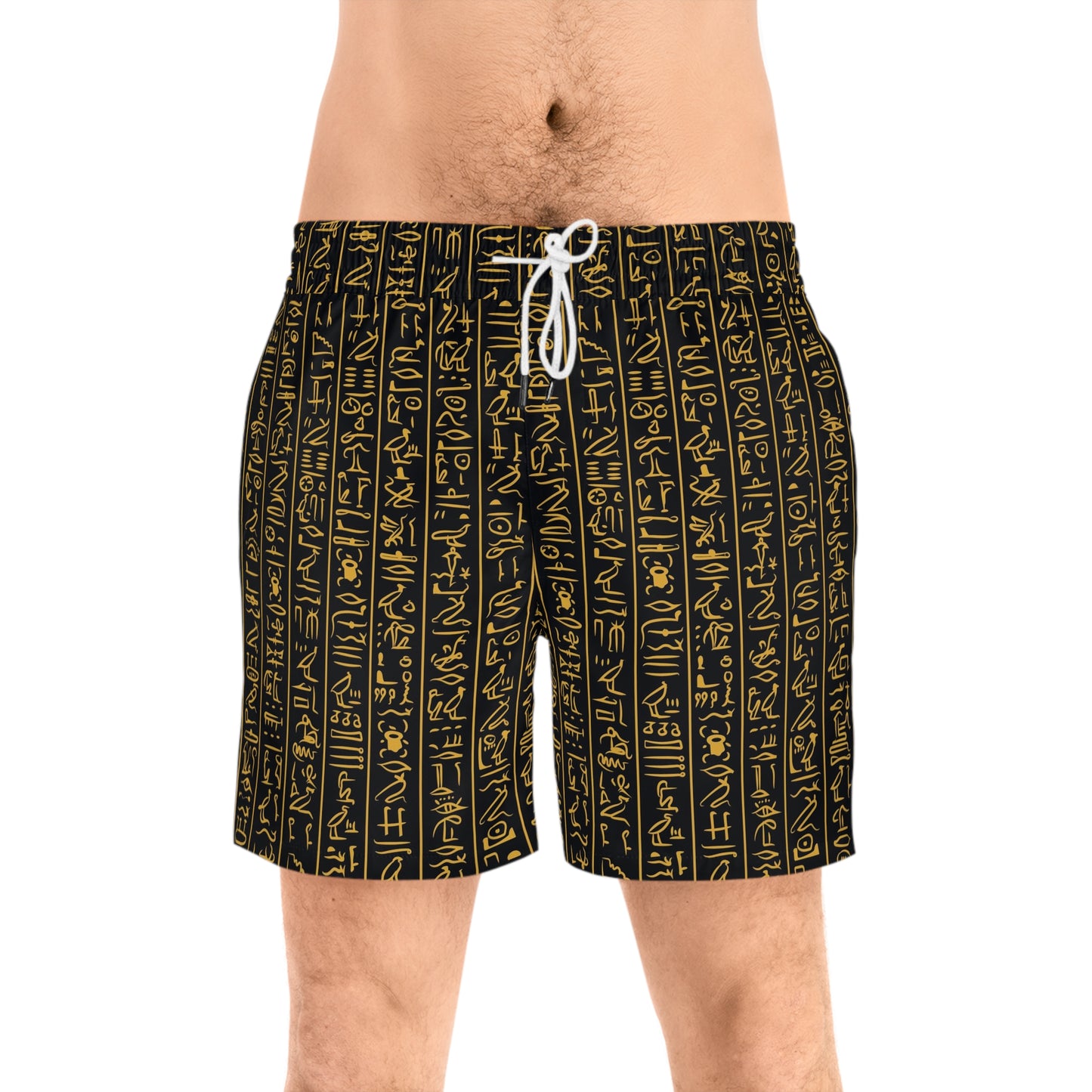 Men's Mid-Length Shorts - Hieroglyph