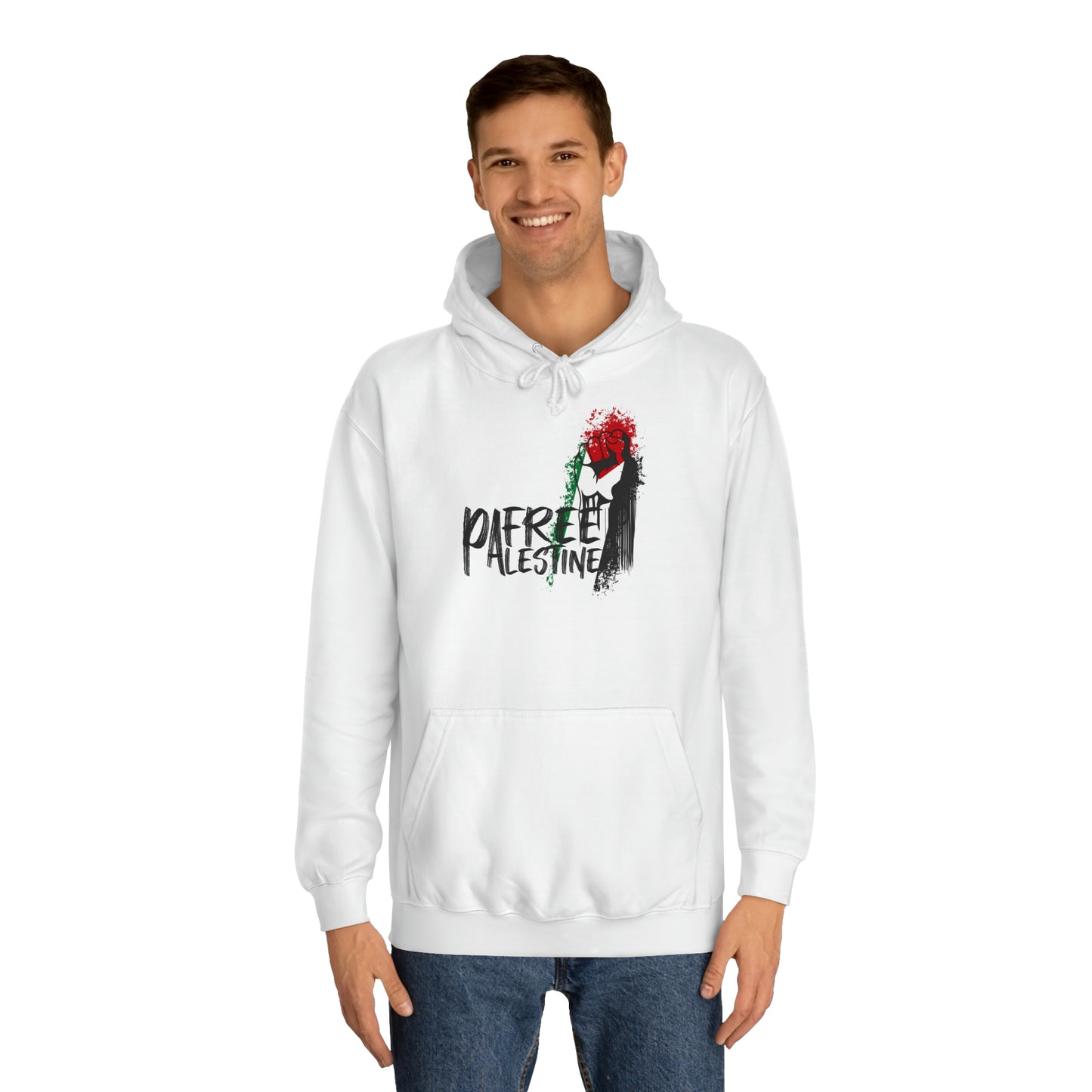 Unisex College Hoodie - Free Palestine