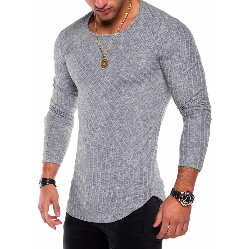 Slim fit O-Neck Knitted Pullover