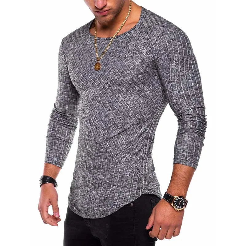 Slim fit O-Neck Knitted Pullover