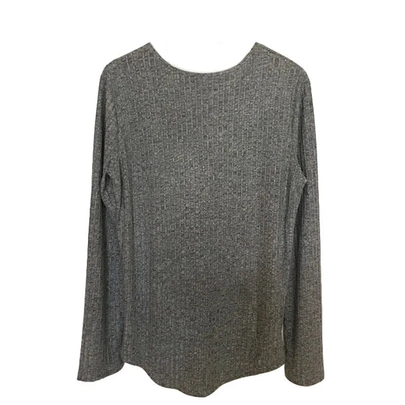 Slim fit O-Neck Knitted Pullover