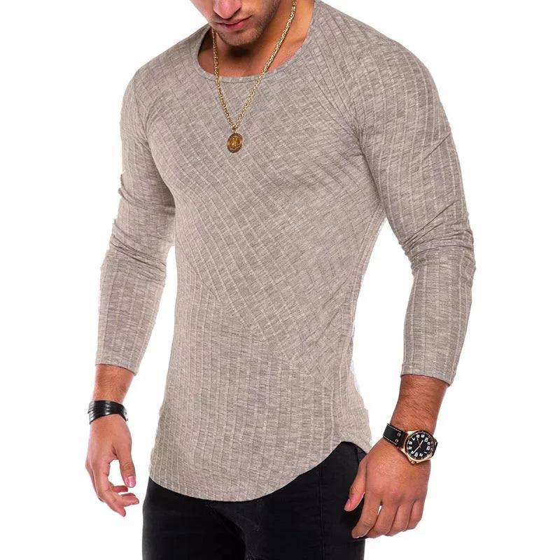 Slim fit O-Neck Knitted Pullover