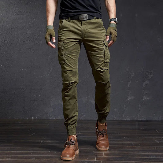 Slim Military Casual Cargo Pants