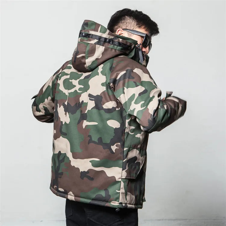 Parka military men back