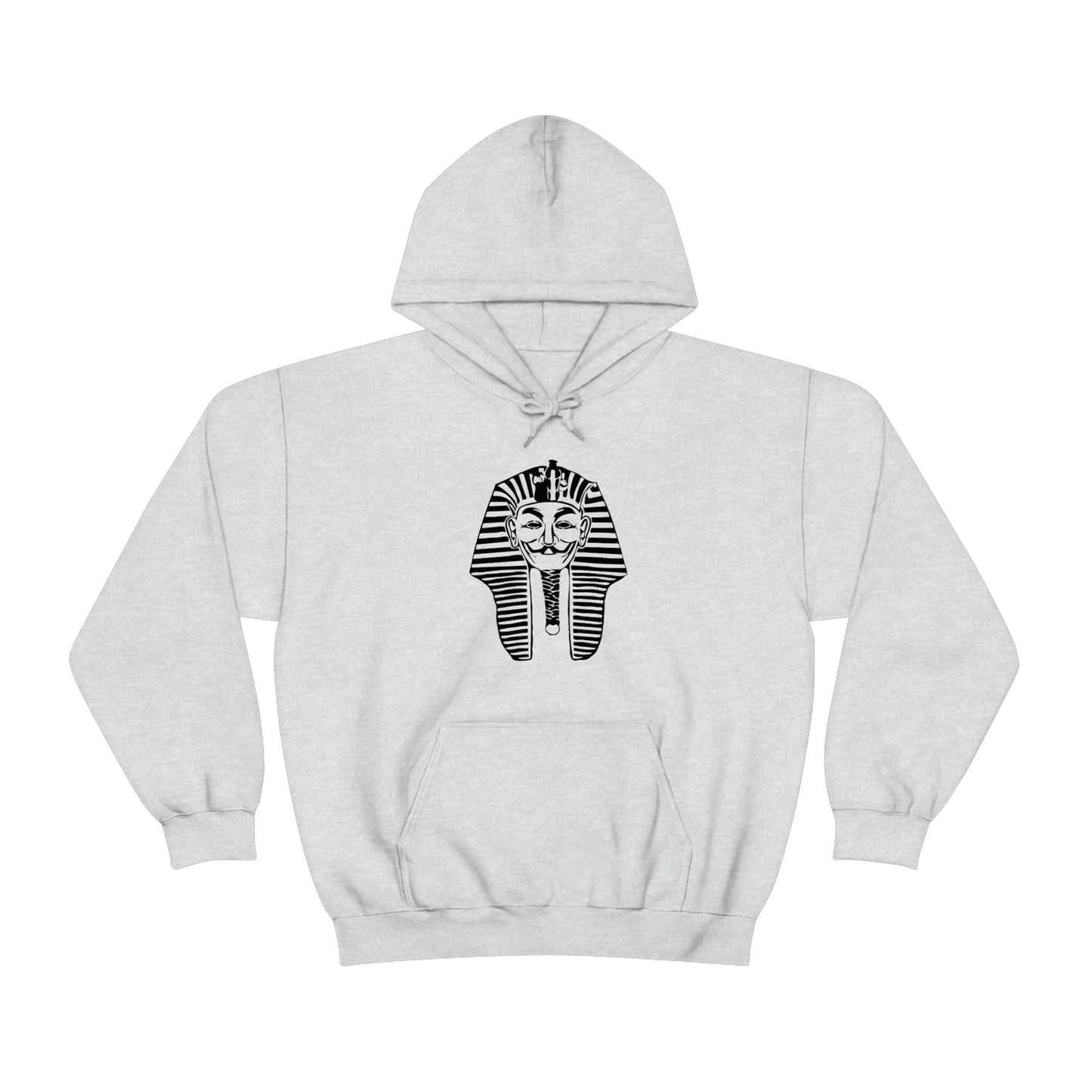 Anonymous Pharaoh grey polyester hoodie for men and women 