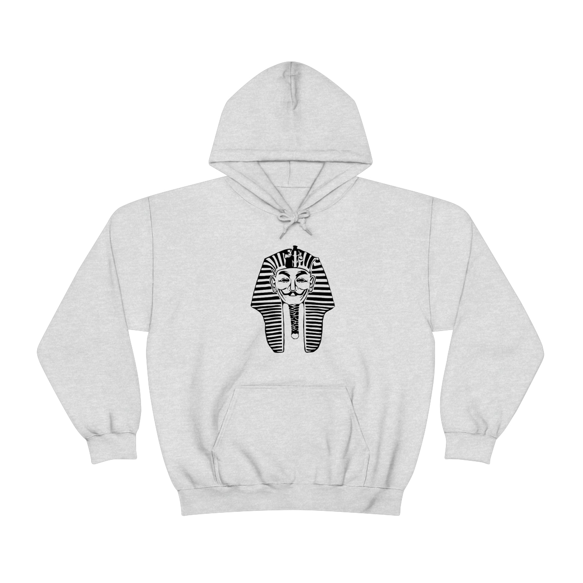 Anonymous Pharaoh grey polyester hoodie for men and women 