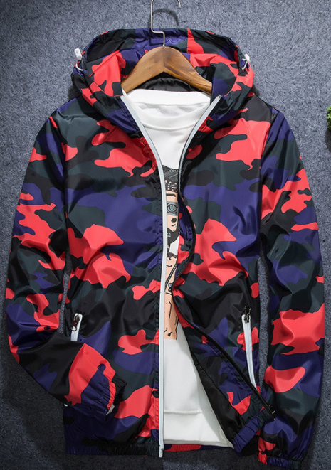 Army Men Jacket red