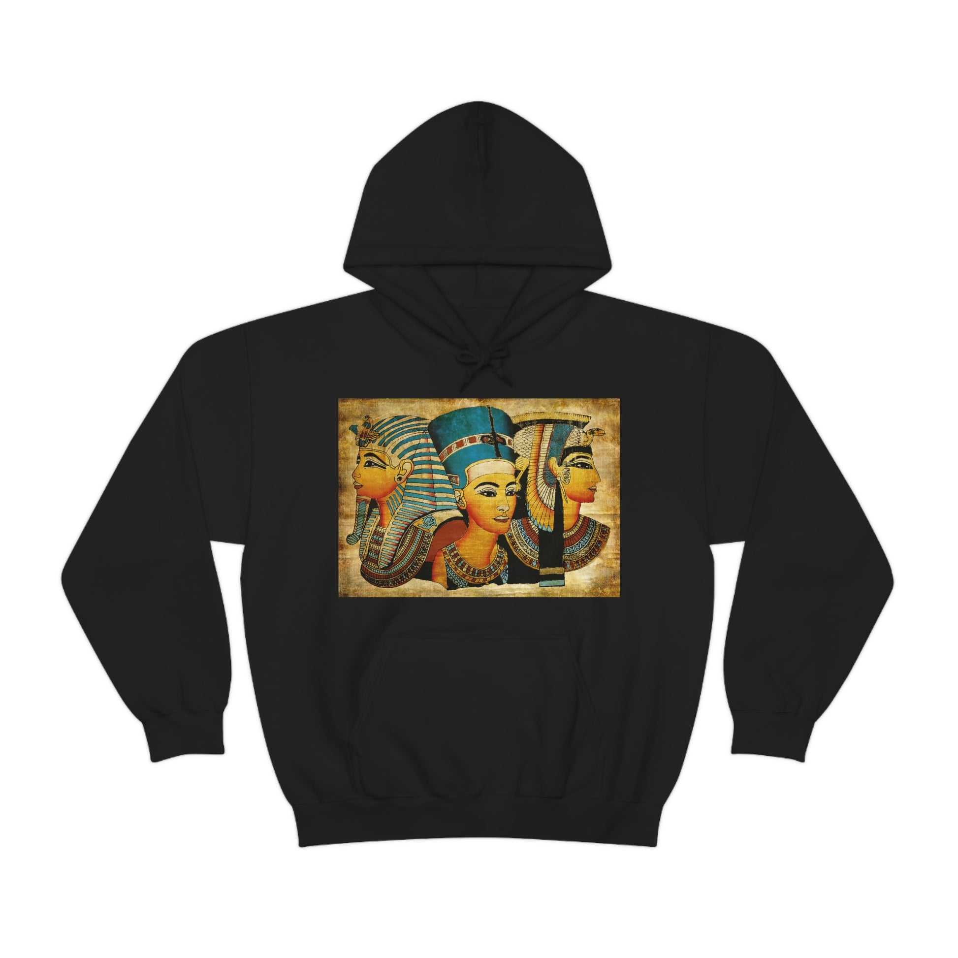 Trendy black Ancient Egypt hoodie for men and women