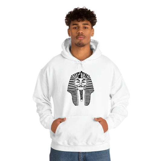 White printed hoodie Made with a thick blend of cotton and polyester