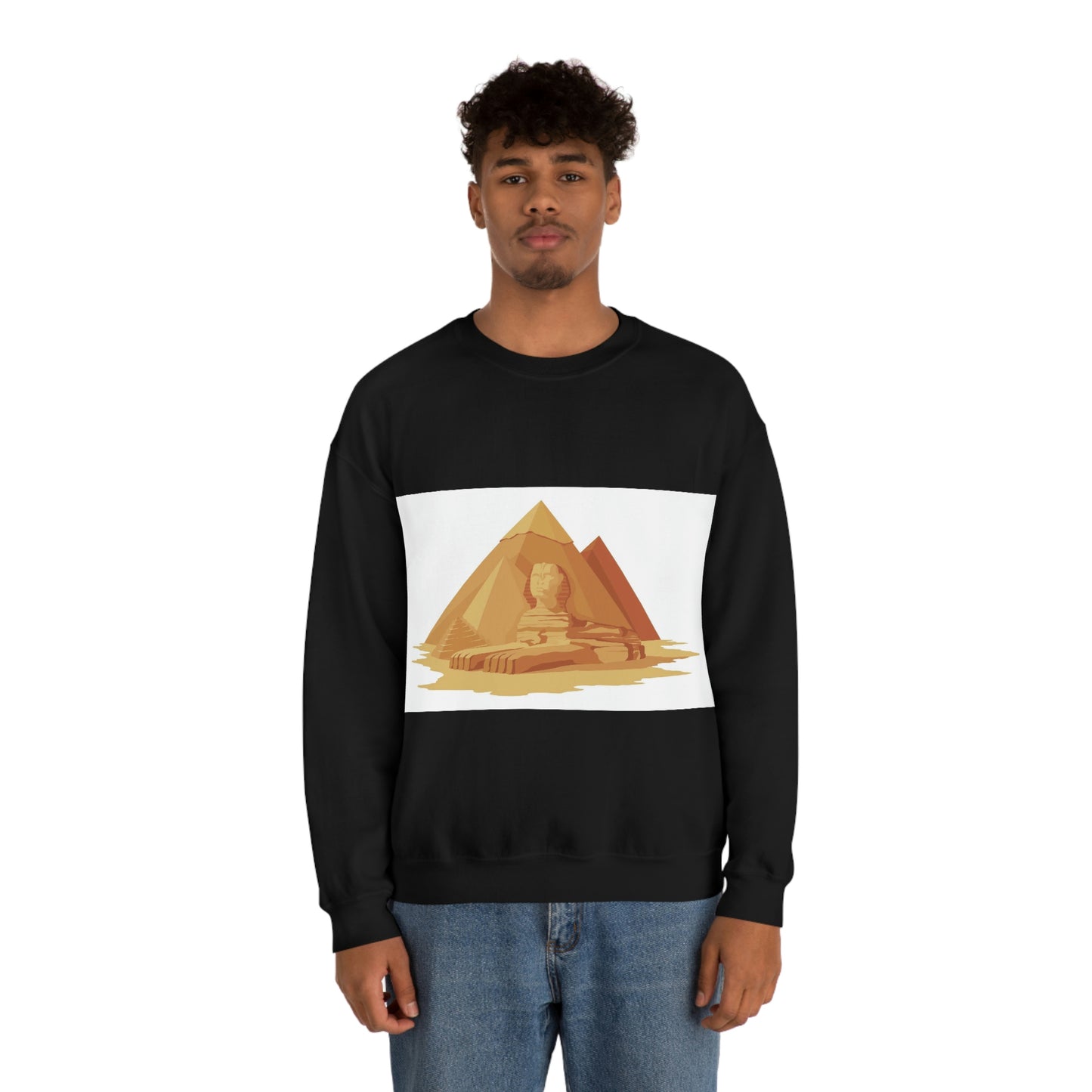 Unisex Heavy Blend™ Crewneck Sweatshirt - Pyramids