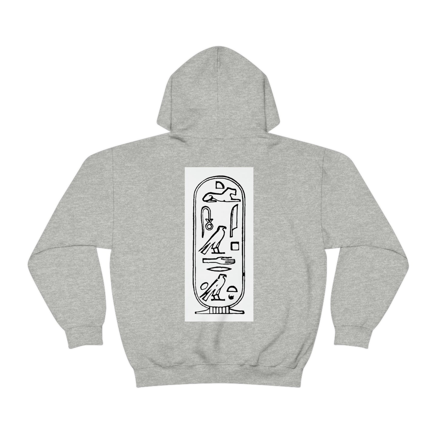 Trendy grey Ancient Egypt hoodie for men and women