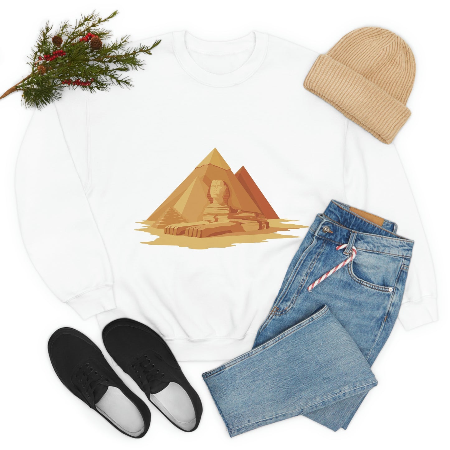 Unisex Heavy Blend™ Crewneck Sweatshirt - Pyramids