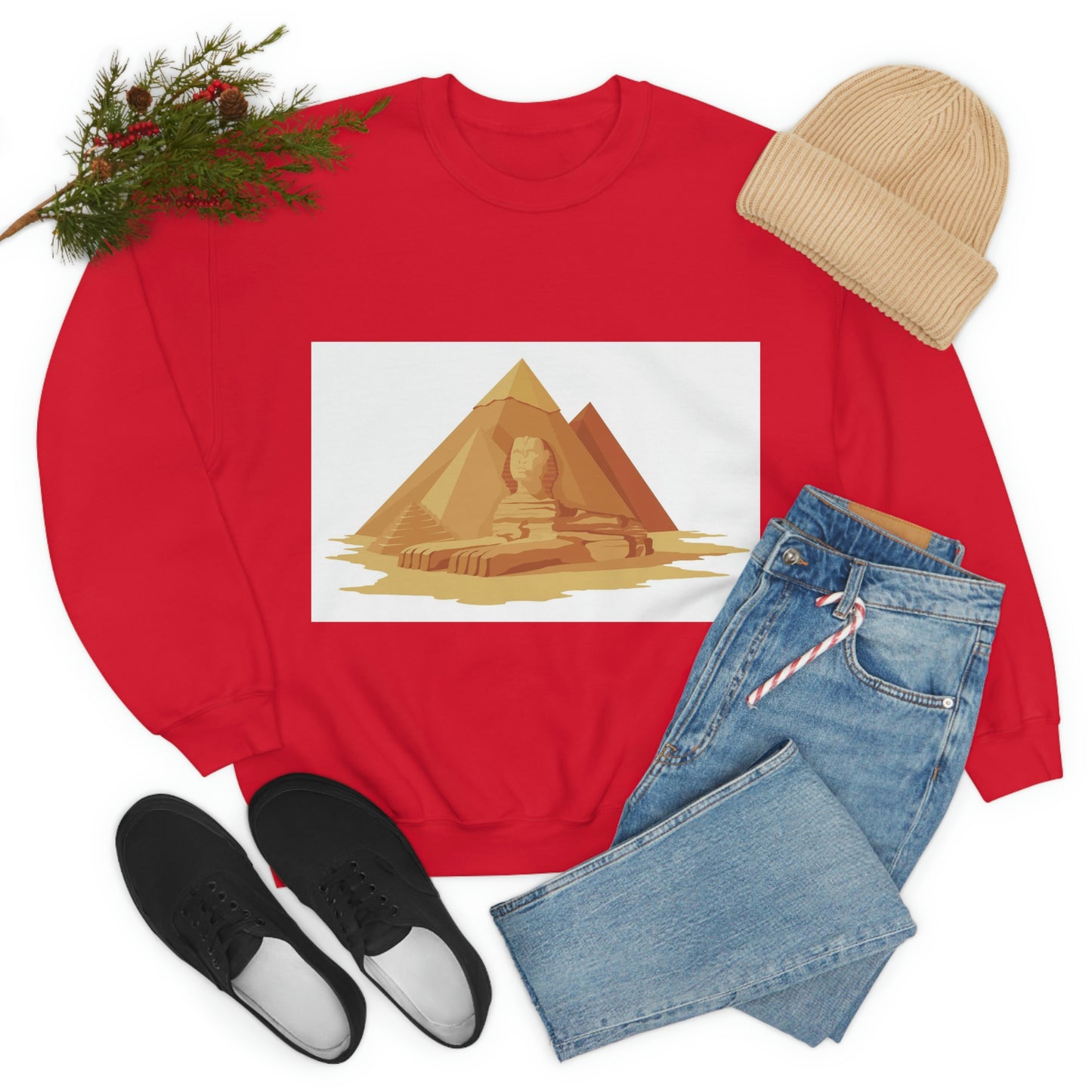 Unisex Heavy Blend™ Crewneck Sweatshirt - Pyramids