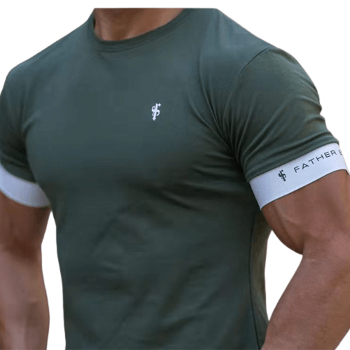Green Men's Slim Fit T-Shirt
