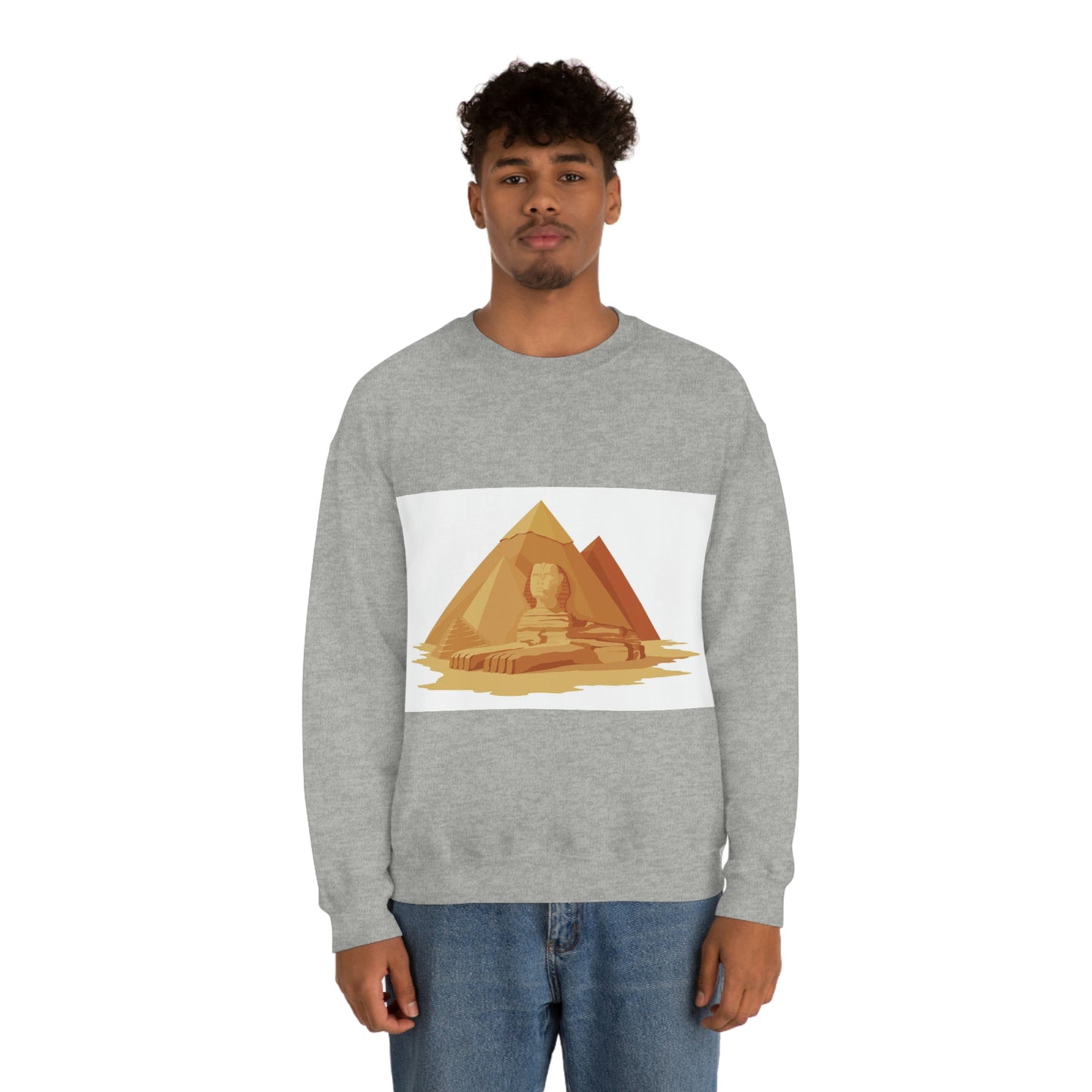 Unisex Heavy Blend™ Crewneck Sweatshirt - Pyramids