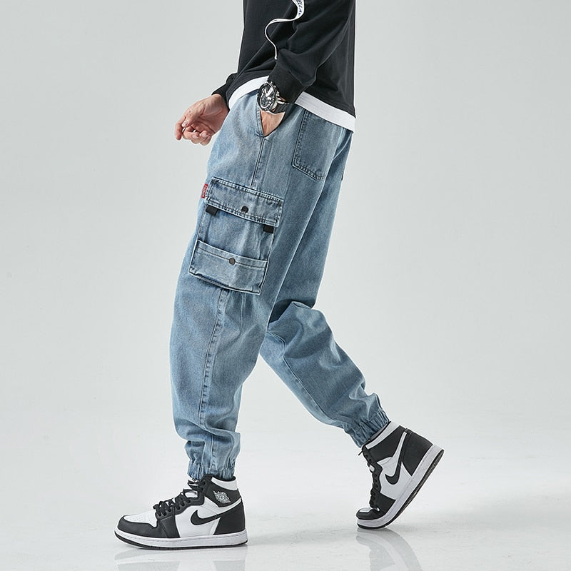 Cargo Denim Pants for Men