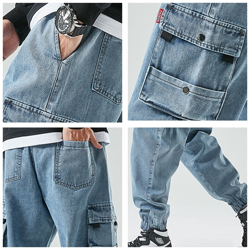 Cargo Denim Pants for Men