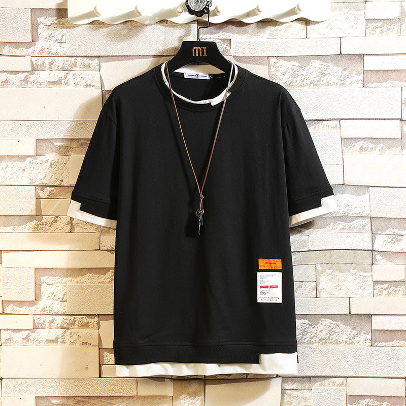 black trendy T-shirt for men