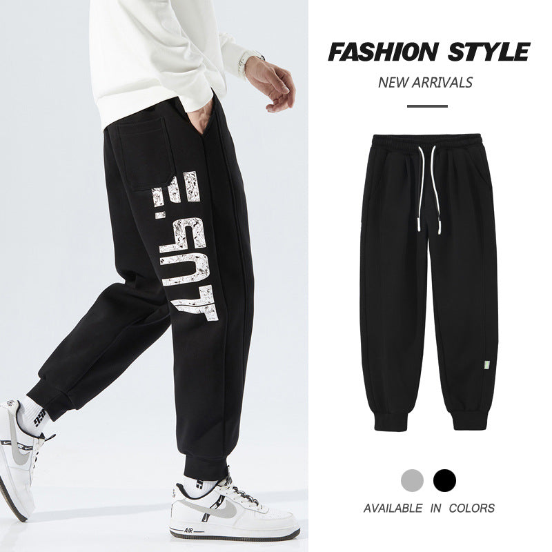 Black Men's sports trousers