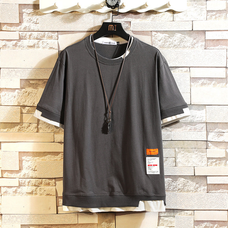 Grey trendy t-shirt for men