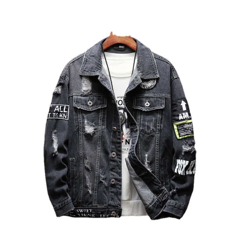 Black Denim Jacket for men