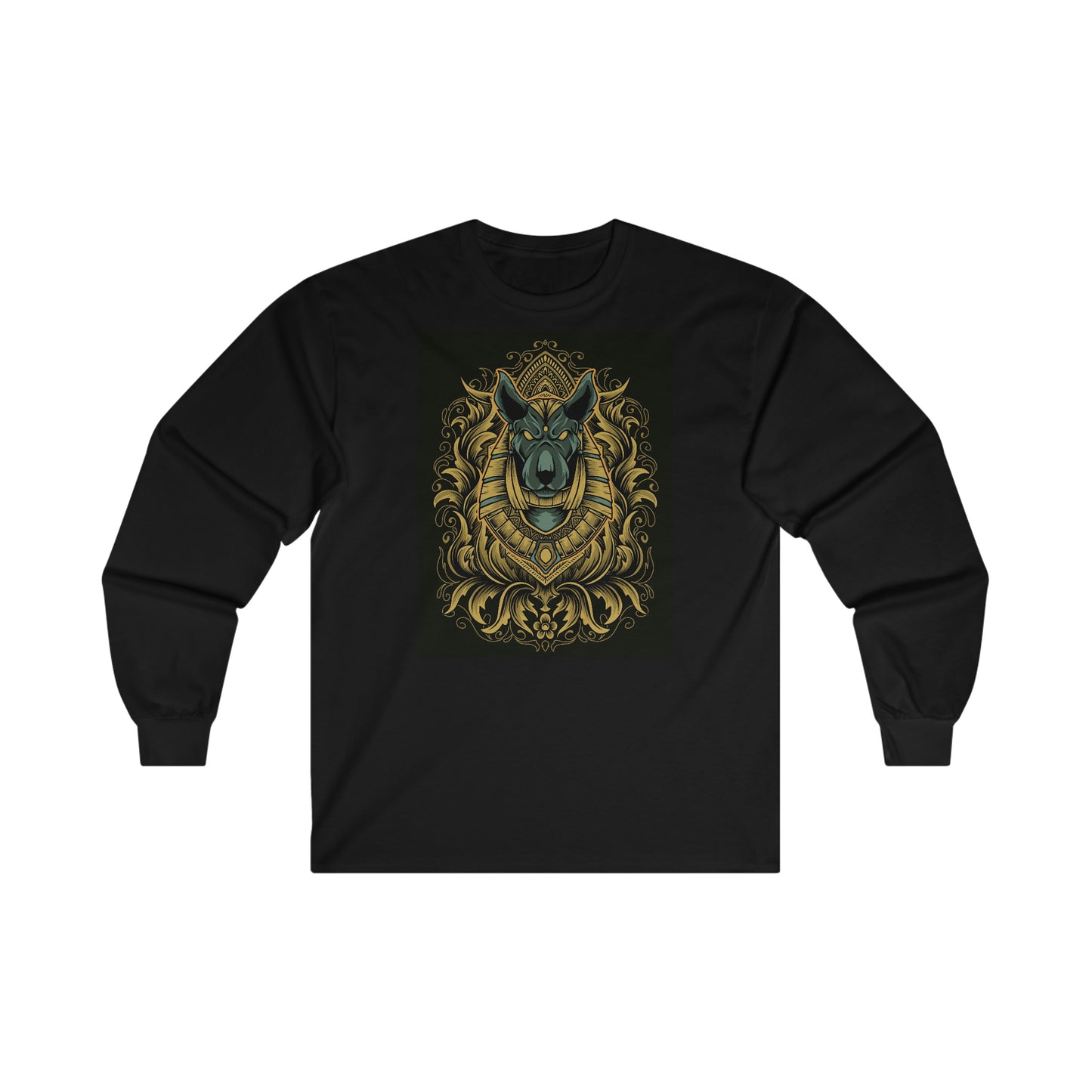 Ultra Cotton Long Sleeve Tee - Anubis egypt