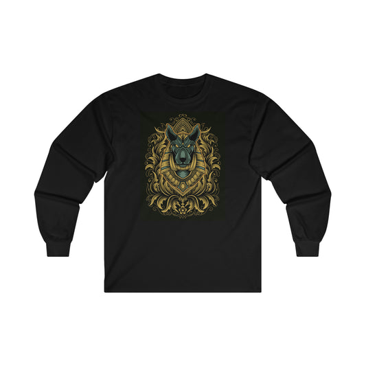 Ultra Cotton Long Sleeve Tee - Anubis egypt