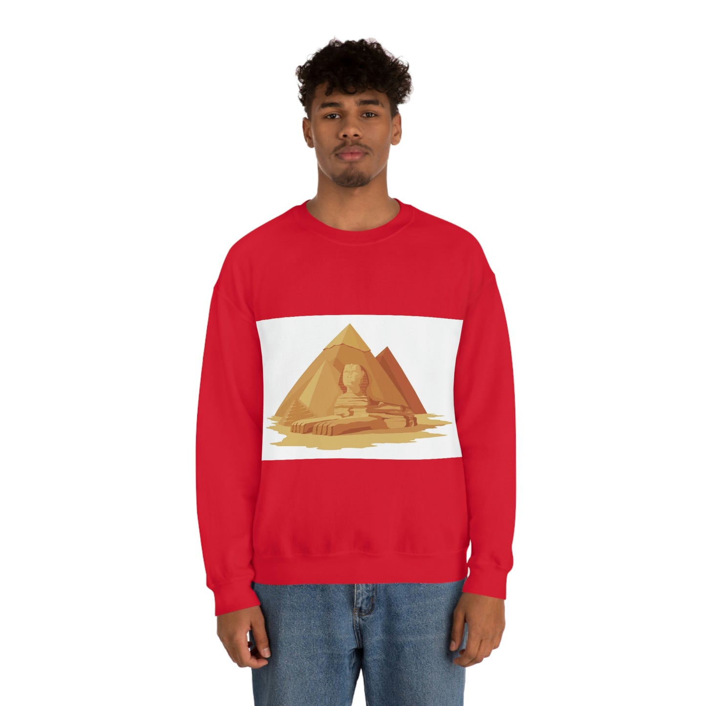 Unisex Heavy Blend™ Crewneck Sweatshirt - Pyramids