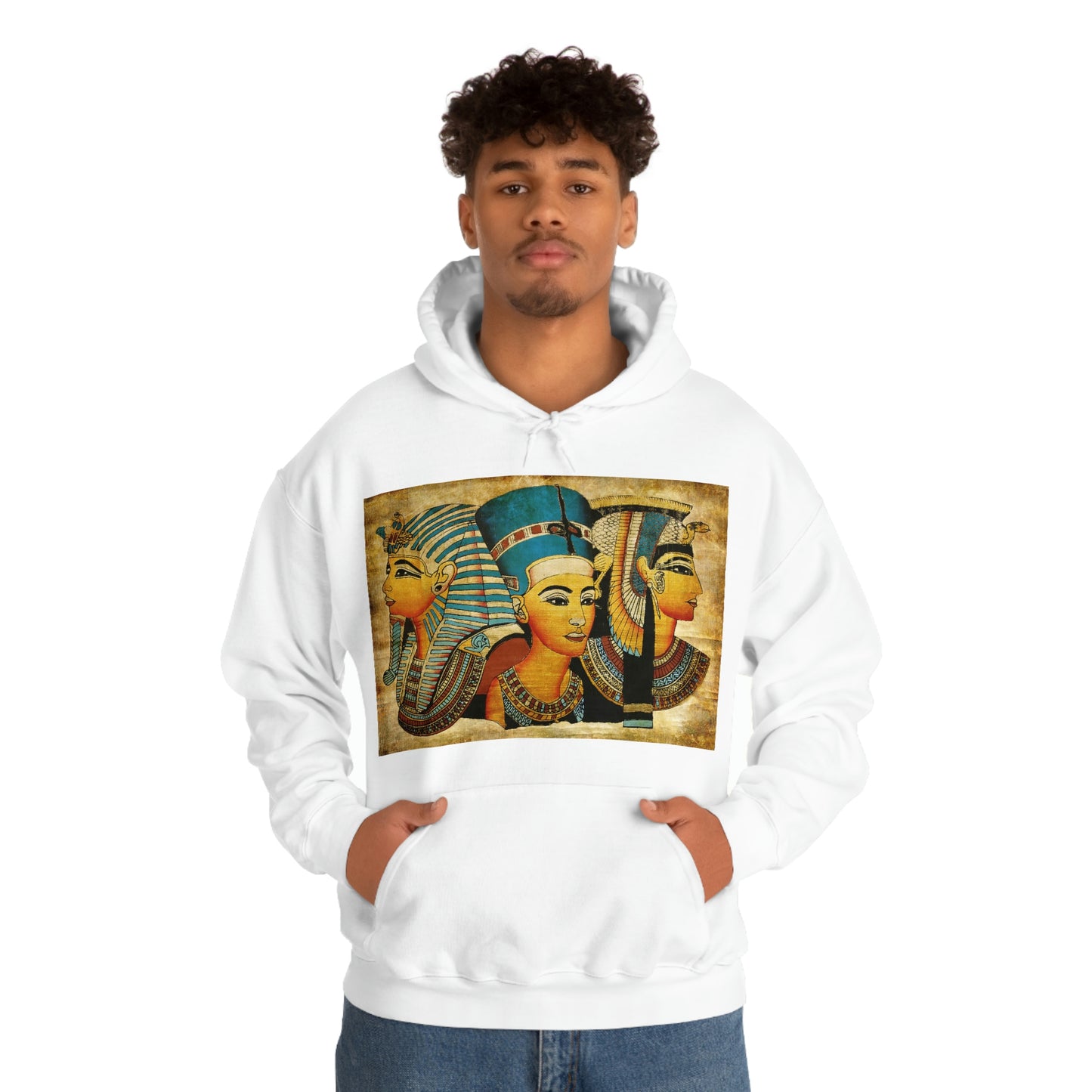 White Ancient Egypt hoodie for men and women
