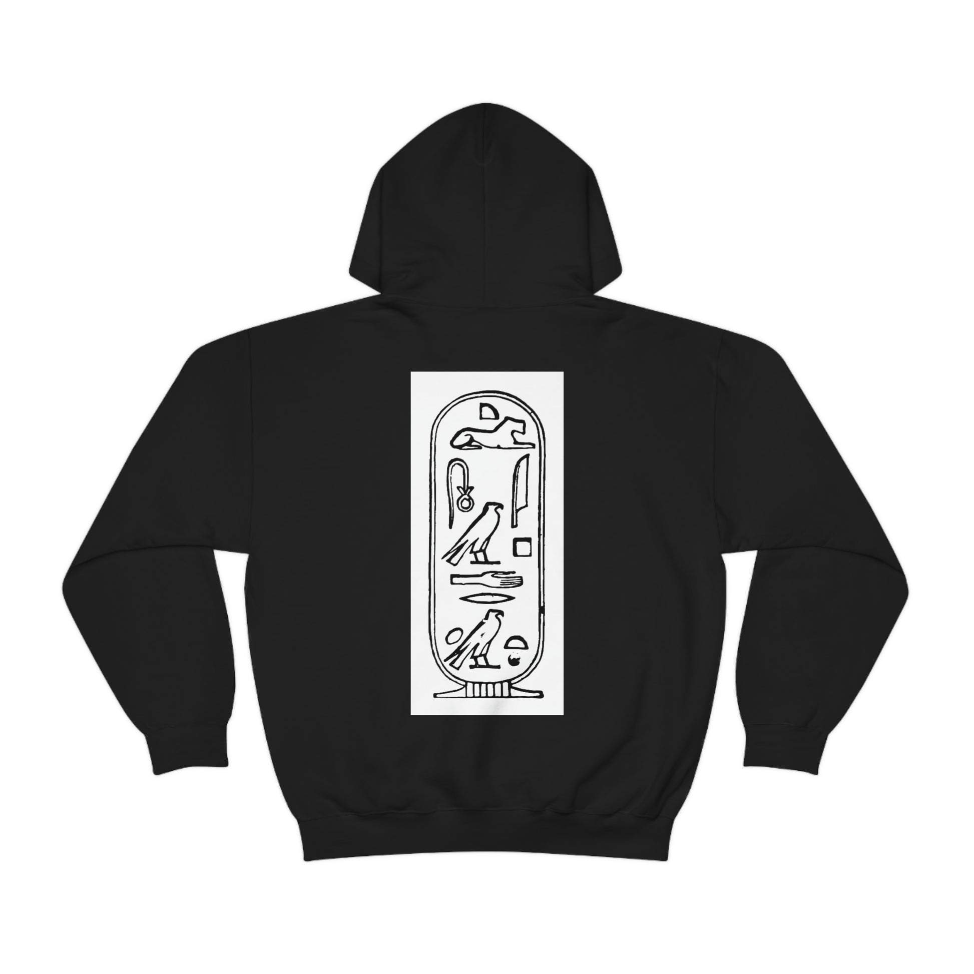 Trendy black Ancient Egypt hoodie for men and women