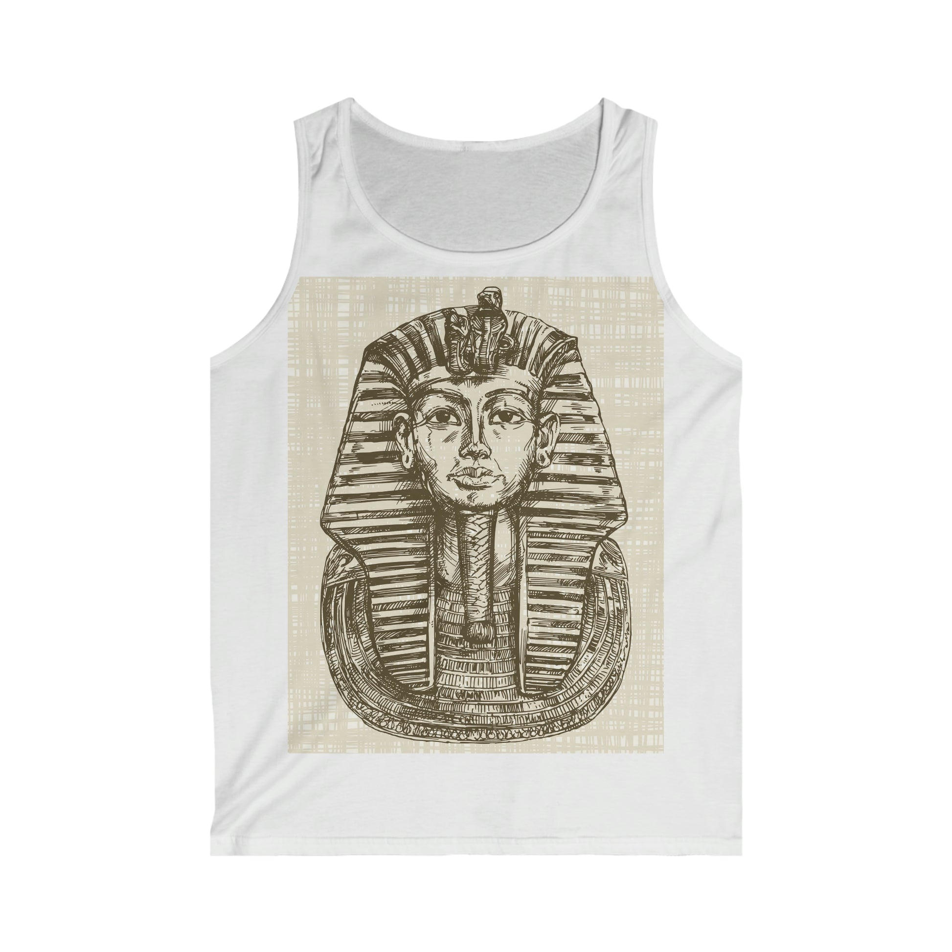 White Pharaoh design men's Tank Top 