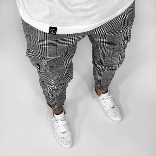 Men's Casual Plaid Pants